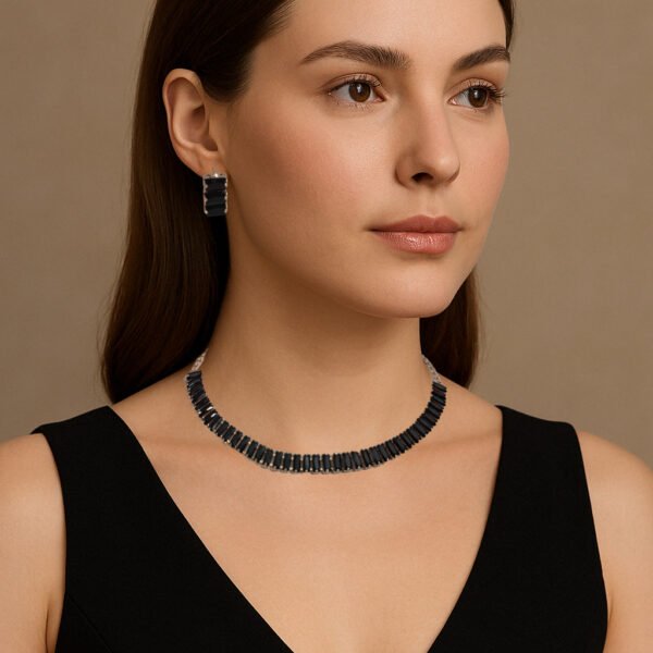 Western Style Zircon Tennis Necklace