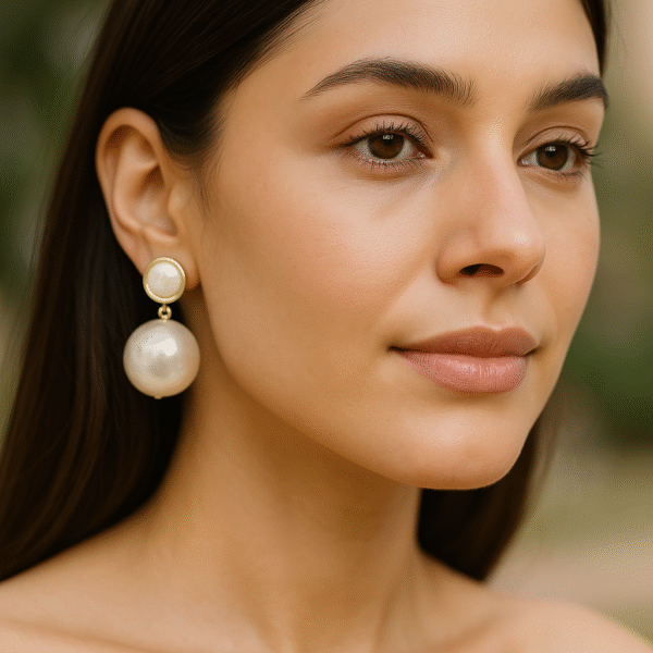 Korean Pearl Drop Earrings